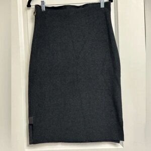 Henriette Steffensen Fleece short mini charcoal grey skirt XL